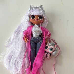 OMG Remix Kitty K Fashion Doll and pet